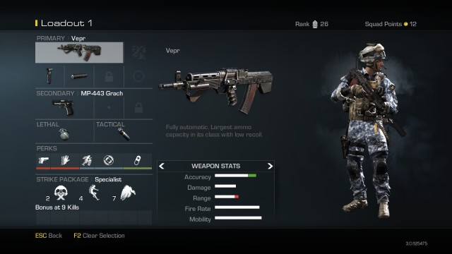 Vepr Best Soldier Setup Call of Duty Ghosts Weapon Guide