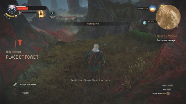 Find the next passage in Throughout Time and Space in Witcher 3 Wild Hunt.