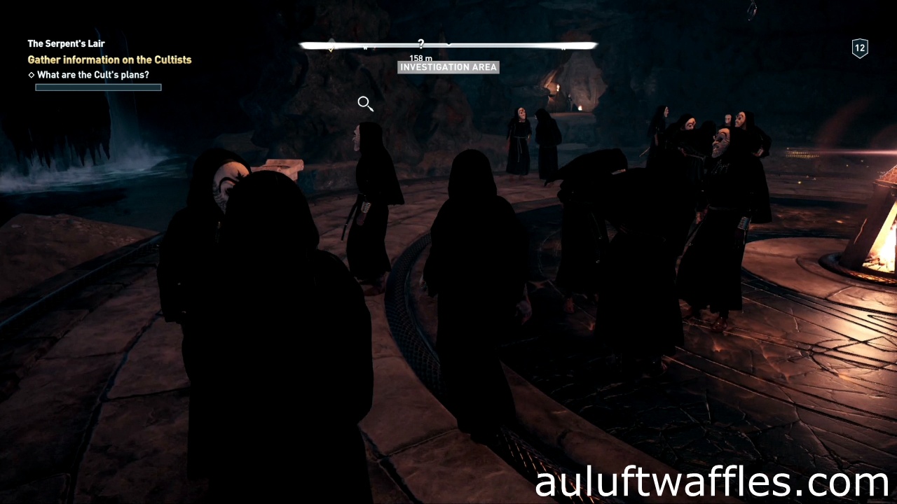 communication do not do Woman Gather Information on the Cultists The Serpent's Lair Phokis Assassin's  Creed Odyssey | auluftwaffles.com, short video game guides